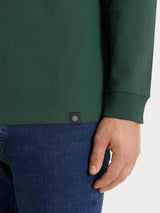 Maglietta a manica lunga in Heavy Duty Jersey Verdi Uomo - Ragno