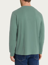 Maglietta a manica lunga in Heavy Duty Jersey Verdi Uomo - Ragno