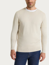 Bianco Men's Summertime crew-neck pullover - Ragno