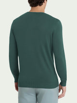 Pull girocollo in Summertime Verdi Uomo - Ragno