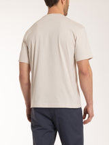 T-shirt girocollo in jersey di cotone Bianchi Uomo - Ragno