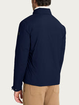 Piumerino Corto 100 grammi imbottito in lana Blu Uomo - Ragno