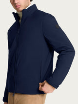 Piumerino Corto 100 grammi imbottito in lana Blu Uomo - Ragno