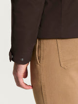 Piumerino Corto 100 grammi imbottito in lana Marroni Uomo - Ragno