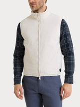 Piumerino Smanicato 100 grammi imbottito in lana Bianchi Uomo - Ragno