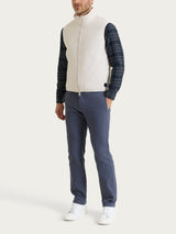 Piumerino Smanicato 100 grammi imbottito in lana Bianchi Uomo - Ragno