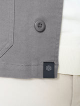 Giacca Utility in Raw twill di Cotone Neri Uomo - Ragno