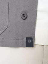 Giacca Utility in Raw twill di Cotone Neri Uomo - Ragno