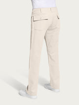 Pantalone Explorer in Raw Twill di Cotone Bianchi Uomo - Ragno