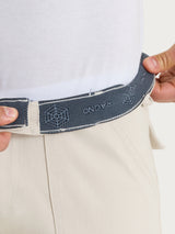 Pantalone Explorer in Raw Twill di Cotone Bianchi Uomo - Ragno