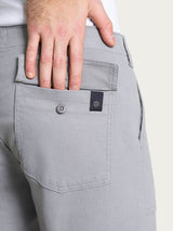 Pantalone Explorer in Raw Twill di Cotone Neri Uomo - Ragno