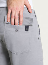Pantalone Explorer in Raw Twill di Cotone Neri Uomo - Ragno