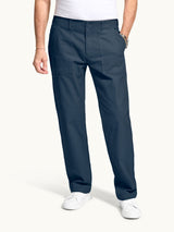 Pantalone Explorer in Raw Twill di Cotone Azzurri Uomo - Ragno