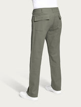 Pantalone Explorer in Raw Twill di Cotone Verdi Uomo - Ragno