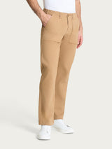 Pantalone Explorer in Raw Twill di Cotone Marroni Uomo - Ragno