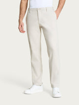 Pantalone Mariner in Raw Twill di Cotone Bianchi Uomo - Ragno