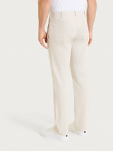 Pantalone Mariner in Raw Twill di Cotone Bianchi Uomo - Ragno