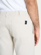 Pantalone Mariner in Raw Twill di Cotone Bianchi Uomo - Ragno
