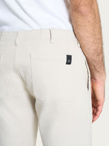 Pantalone Mariner in Raw Twill di Cotone Bianchi Uomo - Ragno