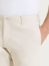 Pantalone Mariner in Raw Twill di Cotone Bianchi Uomo - Ragno