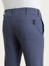 Pantalone Mariner in Raw Twill di Cotone Azzurri Uomo - Ragno