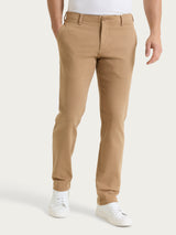 Pantalone Mariner in Raw Twill di Cotone Marroni Uomo - Ragno