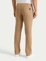 Pantalone Mariner in Raw Twill di Cotone Marroni Uomo - Ragno