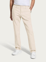 Pantalone chino in Raw Twill di Cotone Bianchi Uomo - Ragno