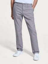 Pantalone chino in Raw Twill di Cotone Neri Uomo - Ragno