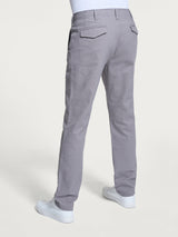 Pantalone chino in Raw Twill di Cotone Neri Uomo - Ragno