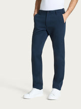 Pantalone con tasche america in Raw Twill di Cotone Blu Uomo - Ragno