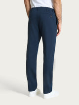 Pantalone con tasche america in Raw Twill di Cotone Blu Uomo - Ragno