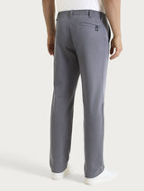 Pantalone con tasche america in Raw Twill di Cotone Neri Uomo - Ragno