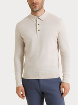 Polo in Merino Soft Bianchi Uomo - Ragno