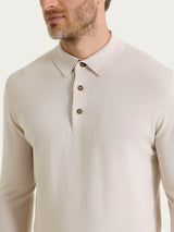 Polo in Merino Soft Bianchi Uomo - Ragno