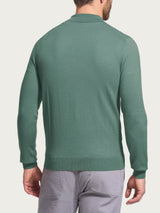 Polo in Merino Soft Verdi Uomo - Ragno