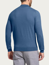 Polo in Merino Soft Azzurri Uomo - Ragno
