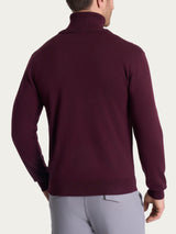 Cardigan a maglia unita in Merino Soft Viola Uomo - Ragno