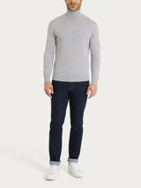 Dolcevita a maglia unita in Merino Soft Neri Uomo - Ragno