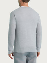 Pull girocollo Punto Links in Merino Soft Neri Uomo - Ragno