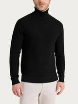 Dolcevita Punto Links in Merino Soft Neri Uomo - Ragno