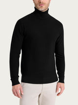 Dolcevita Punto Links in Merino Soft Neri Uomo - Ragno