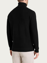 Dolcevita Punto Links in Merino Soft Neri Uomo - Ragno