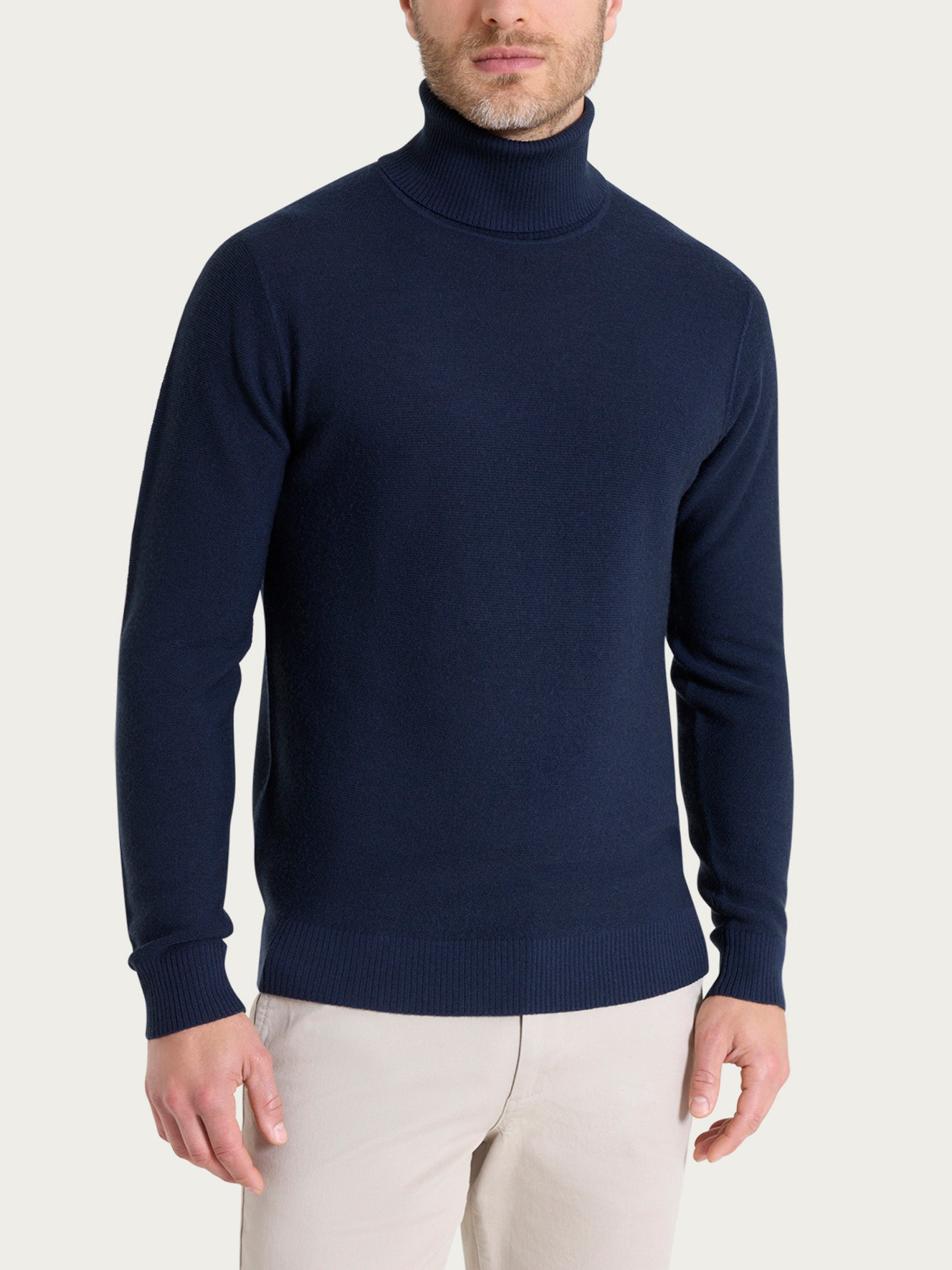 Dolcevita Punto Links in Merino Soft Blu Uomo - Ragno