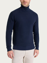 Dolcevita Punto Links in Merino Soft Blu Uomo - Ragno