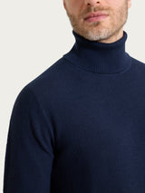 Dolcevita Punto Links in Merino Soft Blu Uomo - Ragno