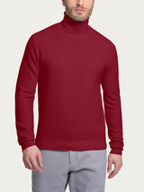 Dolcevita Punto Links in Merino Soft Rossi Uomo - Ragno