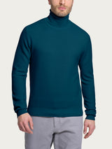Dolcevita Punto Links in Merino Soft Blu Uomo - Ragno
