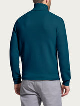 Dolcevita Punto Links in Merino Soft Blu Uomo - Ragno