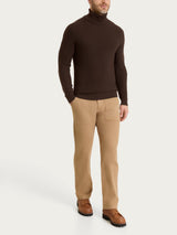 Dolcevita Punto Links in Merino Soft Marroni Uomo - Ragno